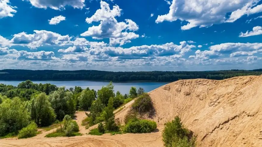 Góra piaskowa, jezioro Jędzelewo